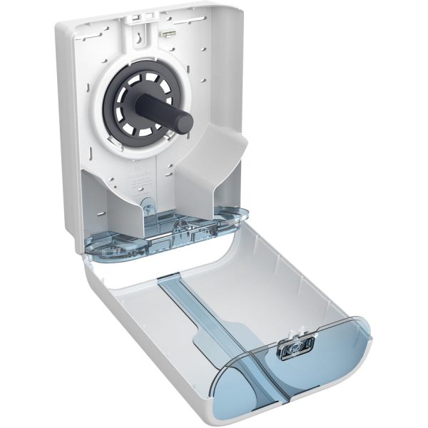 Cascades Tandem Jumbo Toilet Paper Dispenser, Single Roll (C382) - Touchless, Roll Dispenser - 1 x Roll - 13.8  Height x 10.8  Width x 5.6  Depth - White - Hygienic, Jam Resistant - 1 Each For Cheap - Image 2