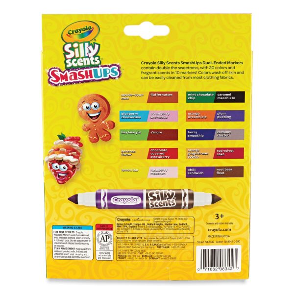 Silly Scents Smash Up Dual Ended Markers, Broad Tip, Assorted, 10 Pack Cheap - Image 2