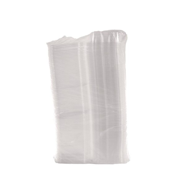 ClearPac SafeSeal rPET Tamper-Resistant Container, ProPlanet Seal, Flat Lid, 24oz, 6.4 x 1.9 x 7.1, Clear, 100 Bag, 2 Bags CT Discount - Image 2